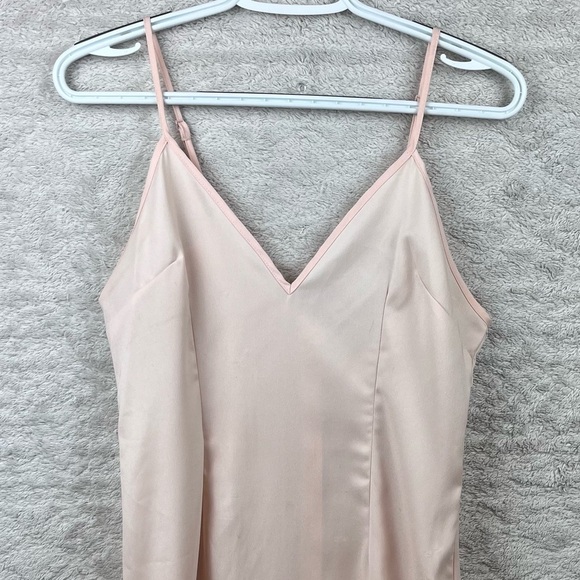 ALICE MCCALL Blush Slip Mini Dress Sz 4 Lace hem - Picture 2 of 15